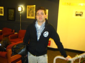 One of the hardest working independent actors (Michael Varrati) also stopped to take in the event.