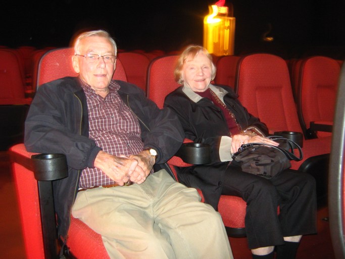 Jeff Burr's cousin even dropped by to enjoy the double feature.